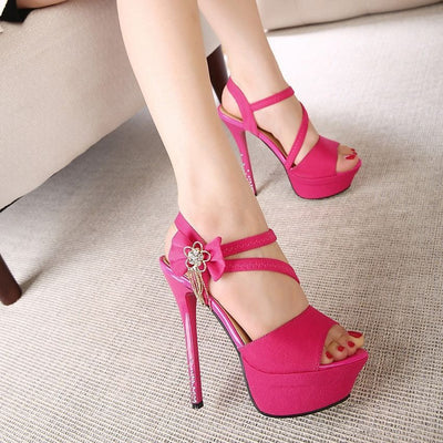 Women Stiletto Rhinestone High Heels For Women